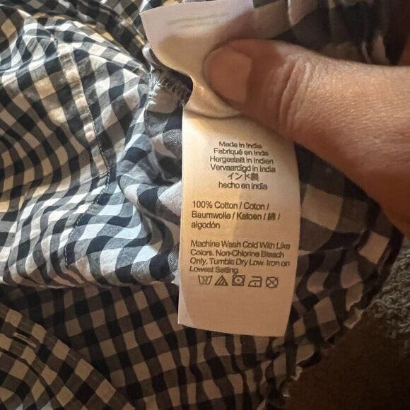 J Crew small plaid blouse - Picture 8 of 9